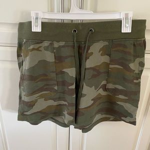 Woman’s camouflage shorts